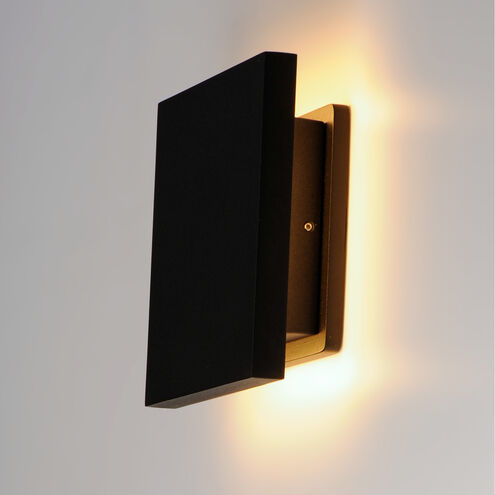 Alumilux Tau LED 6 inch Black Outdoor Wall Sconce