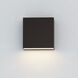 Cubed LED 5.5 inch Black Outdoor Wall Mount