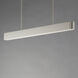 Delphi LED 47.25 inch Chaulk White Linear Pendant Ceiling Light