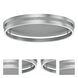 Groove 5CCT LED 24 inch Brushed Aluminum Flush Mount Ceiling Light