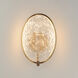 Moonscapes LED 9 inch Brushed Champagne ADA Wall Sconce Wall Light