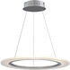 Saturn II LED LED 23.75 inch Matte Silver Entry Foyer Pendant Ceiling Light