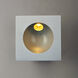 Alumilux Step Light LED 3.25 inch Satin Aluminum Outdoor Wall Mount