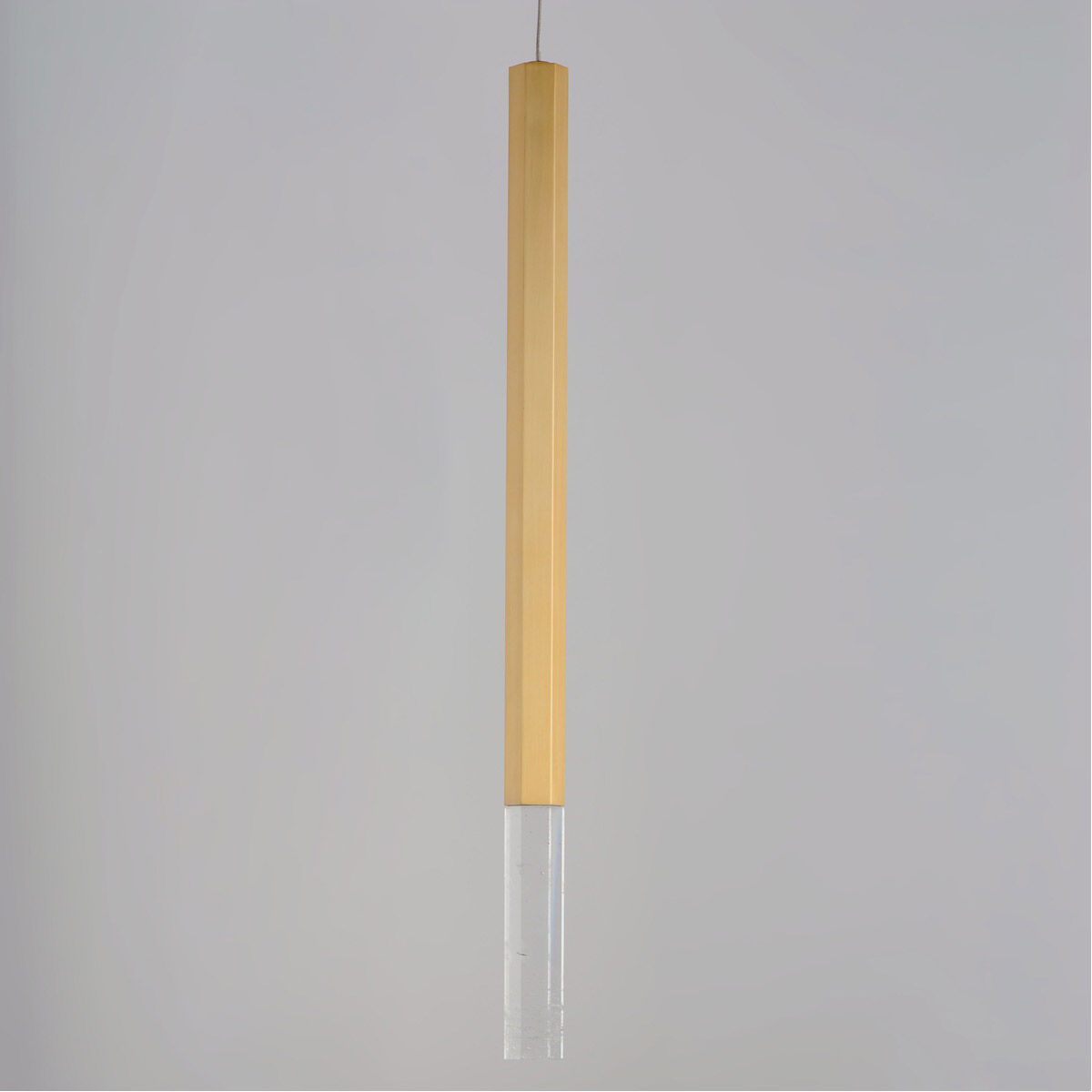 Diaphane LED 1.5 inch Gold Single Pendant Ceiling Light