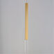 Diaphane LED 1.5 inch Gold Single Pendant Ceiling Light