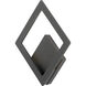 Alumilux Rhombus LED 14.25 inch Bronze Outdoor Wall Mount