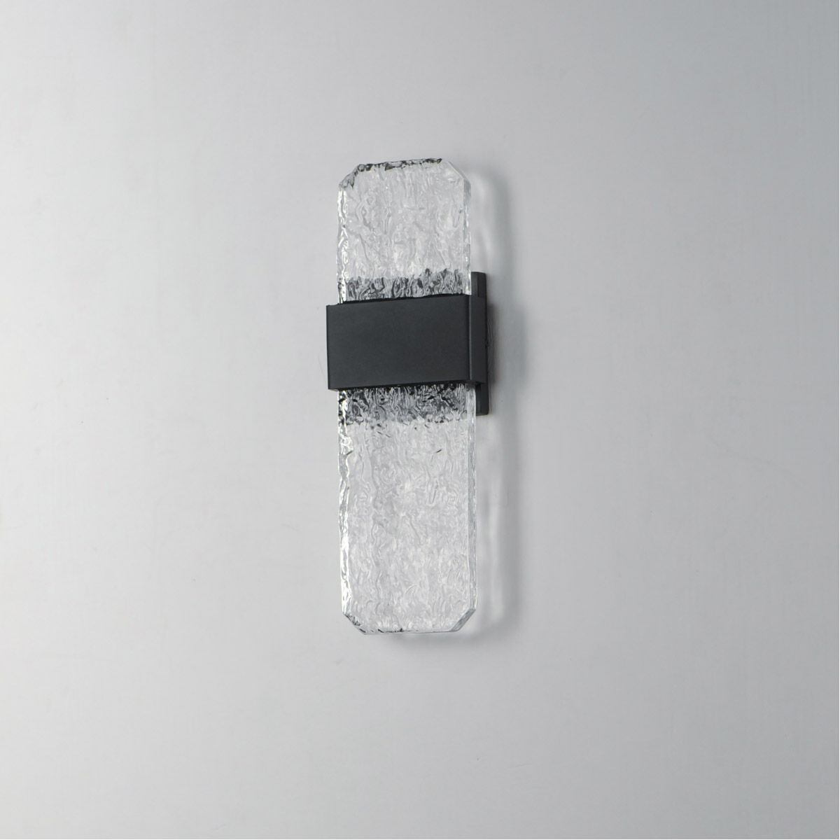 Rune LED 15.5 inch Black Outdoor Wall Sconce