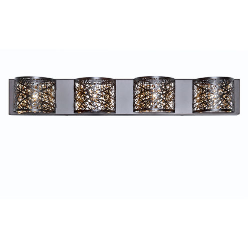 Inca LED 32.75 inch Bronze Bath Vanity Light Wall Light in Cognac
