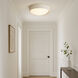Souffle LED 13.75 inch Chaulk White Flush Mount Ceiling Light