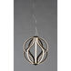 Aura LED 12 inch Black Single Pendant Ceiling Light