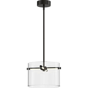 Polo LED 12.5 inch Black Single Pendant Ceiling Light