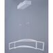 Phase LED LED 46 inch Matte White Linear Pendant Ceiling Light