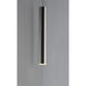 Flute LED 1 inch Polished Chrome Mini Pendant Ceiling Light