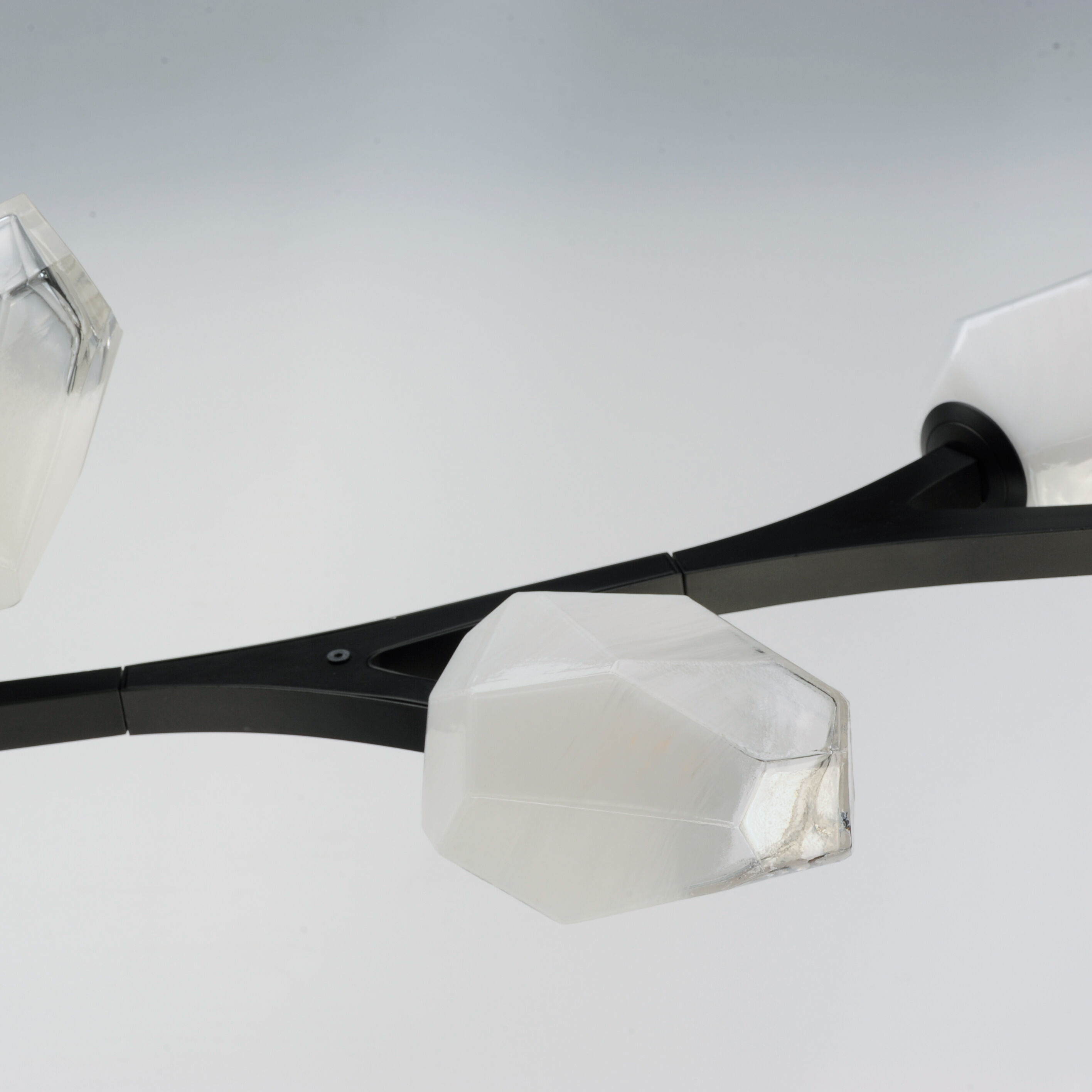 Blossom LED 17.25 inch Black Multi-Light Pendant Ceiling Light