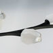 Blossom LED 17.25 inch Black Multi-Light Pendant Ceiling Light