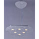 Palette LED 18 inch Silver Foil Pendant Ceiling Light