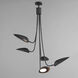 Marsh LED 43 inch Black Multi-Light Pendant Ceiling Light