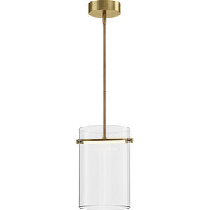 Polo LED 7.75 inch Gold Mini Pendant Ceiling Light