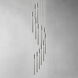 Big Fizz LED 20 inch Polished Chrome Multi-Light Pendant Ceiling Light