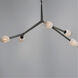 Blossom LED 35.75 inch Black Multi-Light Pendant Ceiling Light