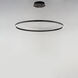 Groove WiZ LED 39.5 inch Black Single Pendant Ceiling Light