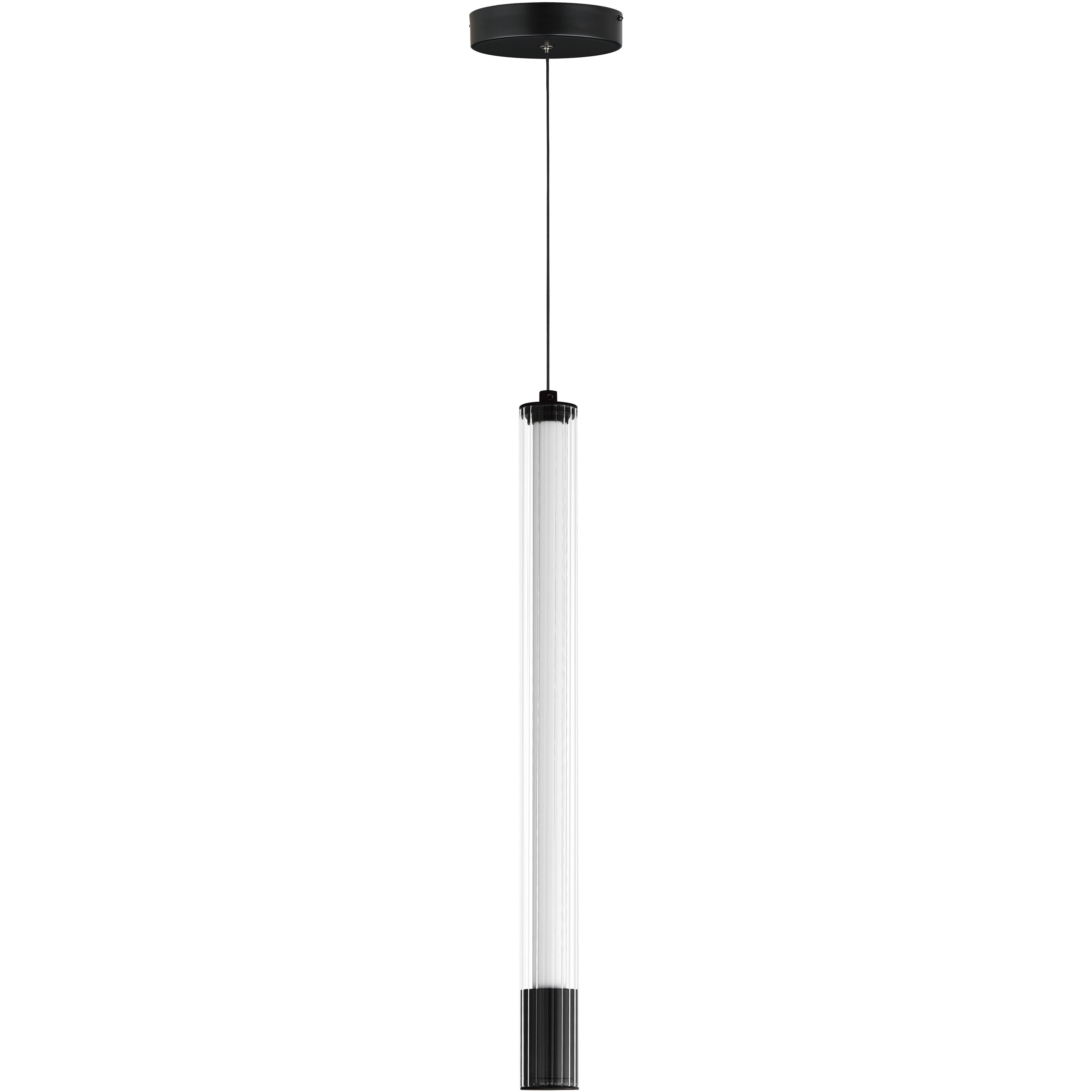 Cortex LED 1.5 inch Black Single Pendant Ceiling Light