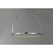 Halo-Old LED 40 inch Polished Chrome Single Pendant Ceiling Light