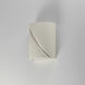 Puff LED 8 inch Chaulk White Outdoor Wall Mount