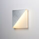 Alumilux Glow LED 8 inch Satin Aluminum ADA Wall Sconce Wall Light