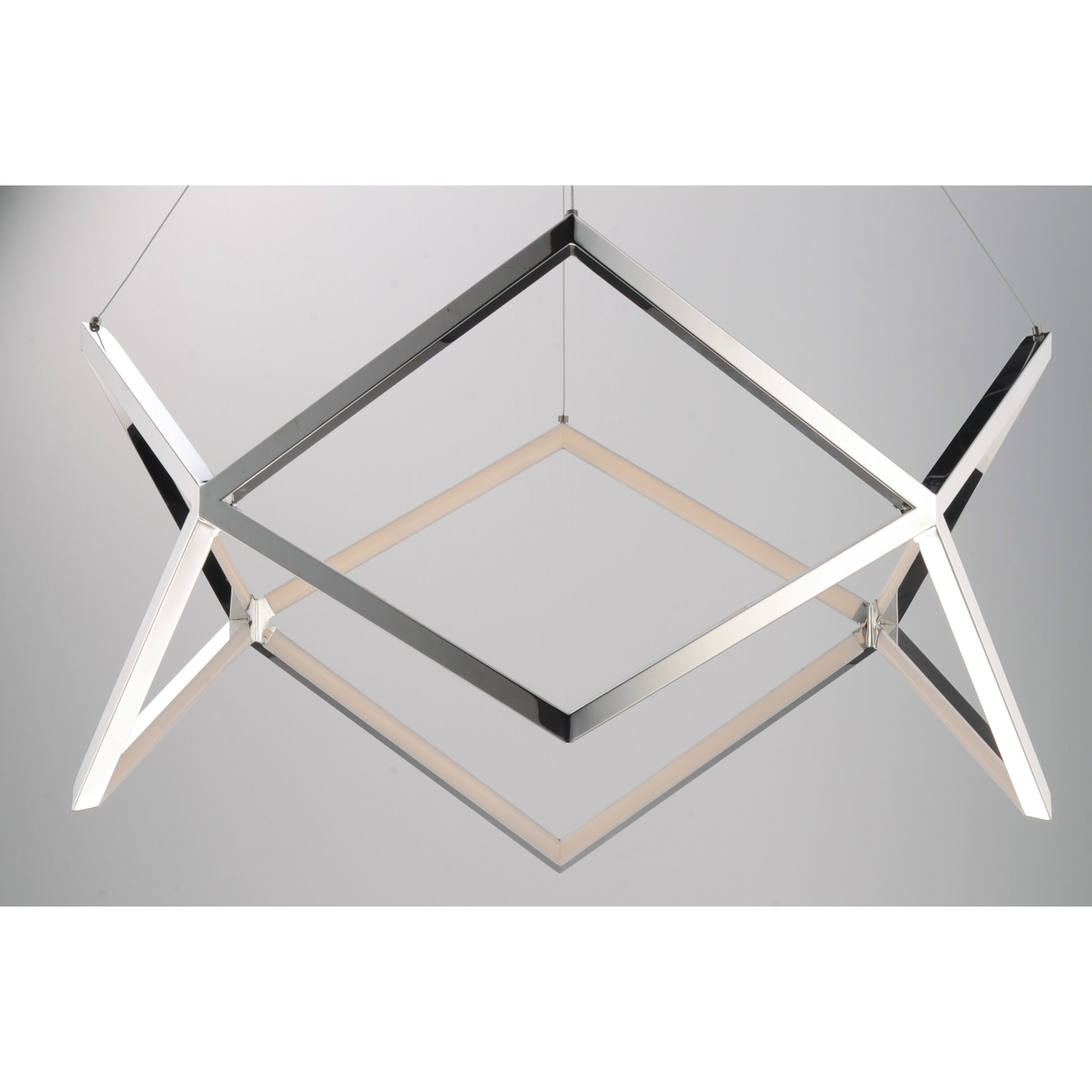 Victory LED 31.5 inch Polished Chrome Single Pendant Ceiling Light