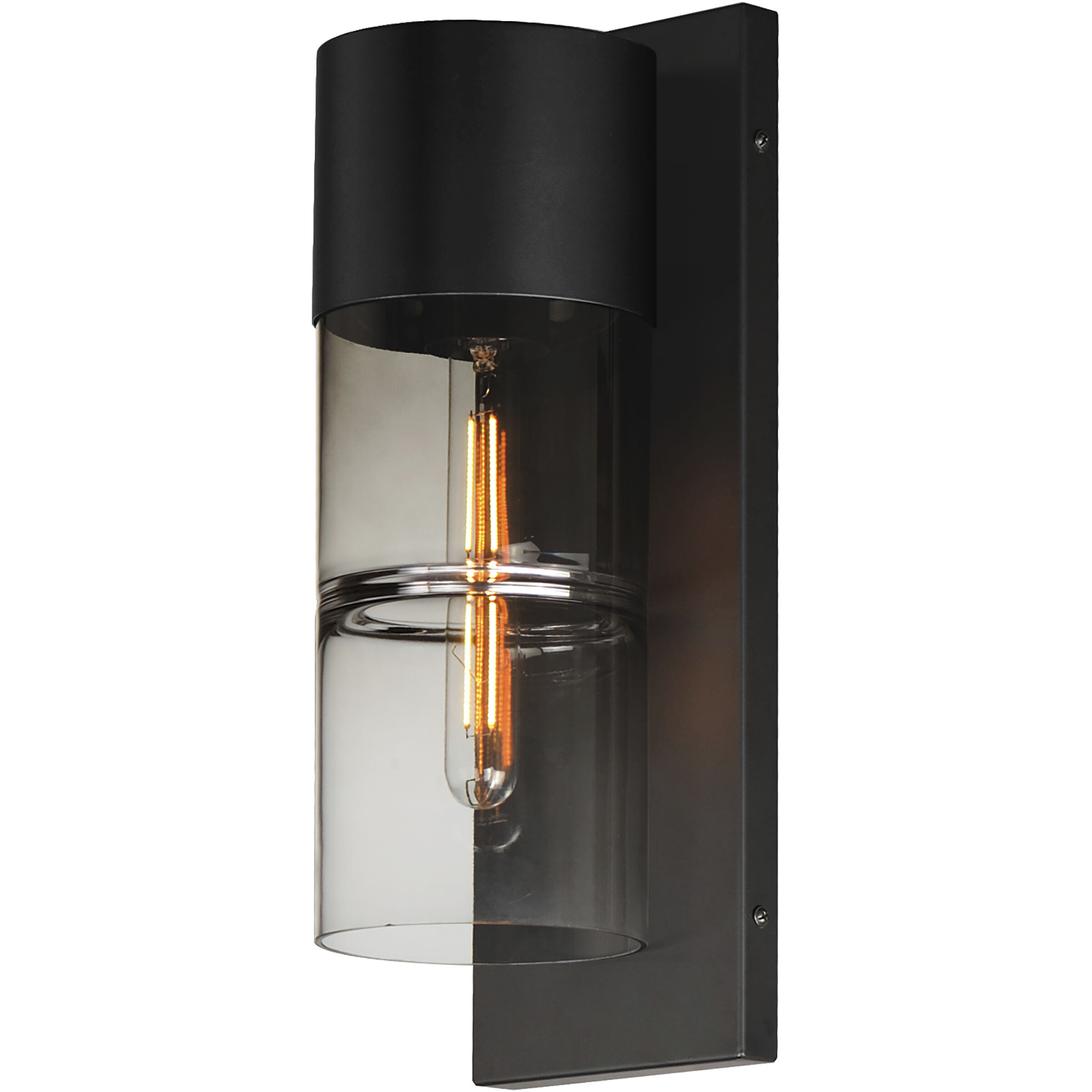 Smokestack LED 16.75 inch Black Outdoor Wall Mount