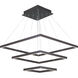 Quad LED 27.75 inch Bronze Single Pendant Ceiling Light