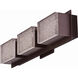 Pizzazz LED LED 22.75 inch Coffee Bath Vanity Wall Light