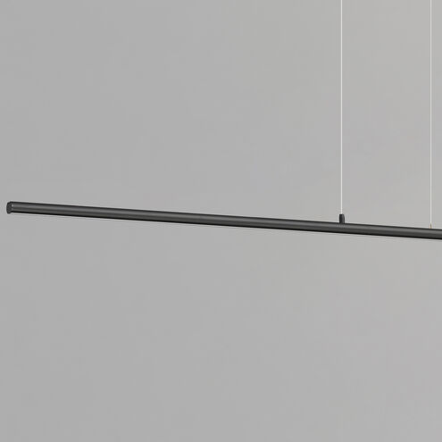 Continuum LED 93.7 inch Black Linear Pendant Ceiling Light