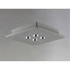 Peg LED 10 inch Gray Flush Mount Ceiling Light
