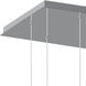 Dewdrop LED 30.5 inch Polished Chrome Linear Pendant Ceiling Light