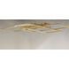 Traverse LED LED 48 inch Champagne Flush Mount Ceiling Light