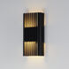 Rampart LED 11.75 inch Black Outdoor Wall Sconce