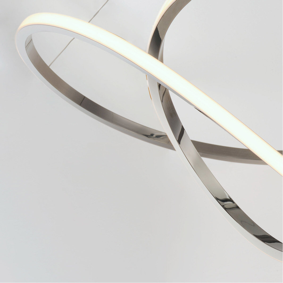 Perpetual LED 27.25 inch Black Chrome Single Pendant Ceiling Light