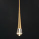 Pierce LED 2.25 inch Gold Single Pendant Ceiling Light