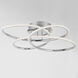 Coaster LED 20.25 inch Polished Chrome Flush Mount Ceiling Light