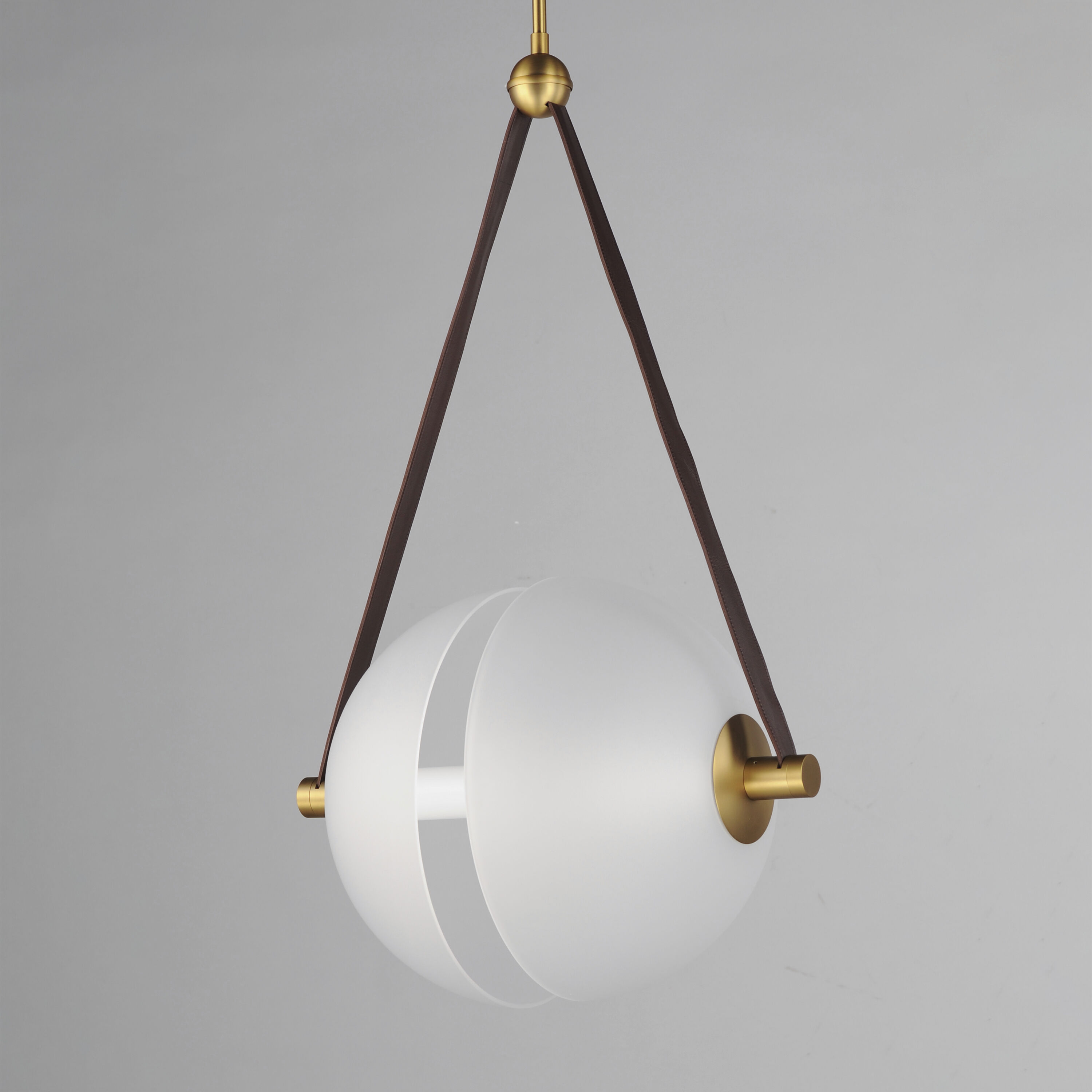Dispatch LED 15.75 inch Natural Aged Brass Single Pendant Ceiling Light