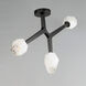 Blossom LED 20 inch Black Flush Mount Ceiling Light