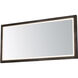 Sawyer 68 X 32 inch Walnut LED Mirror