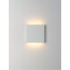 Brik LED 4.75 inch White Outdoor Wall Sconce