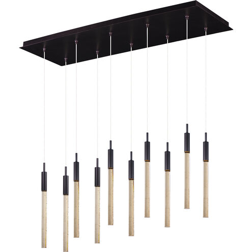 Scepter LED 33.75 inch Anodized Bronze Linear Pendant Ceiling Light