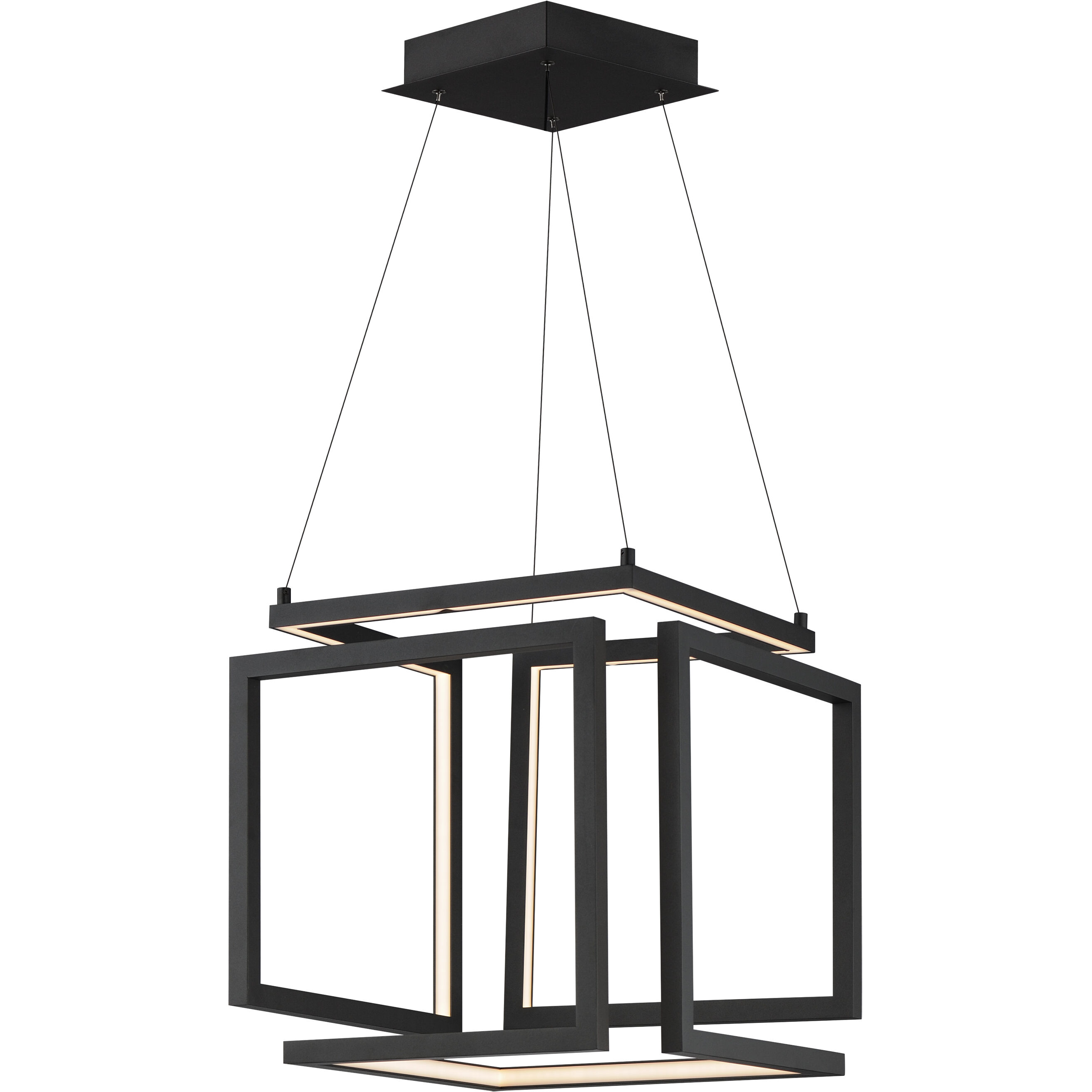 Penrose Single Pendant Ceiling Light in Black