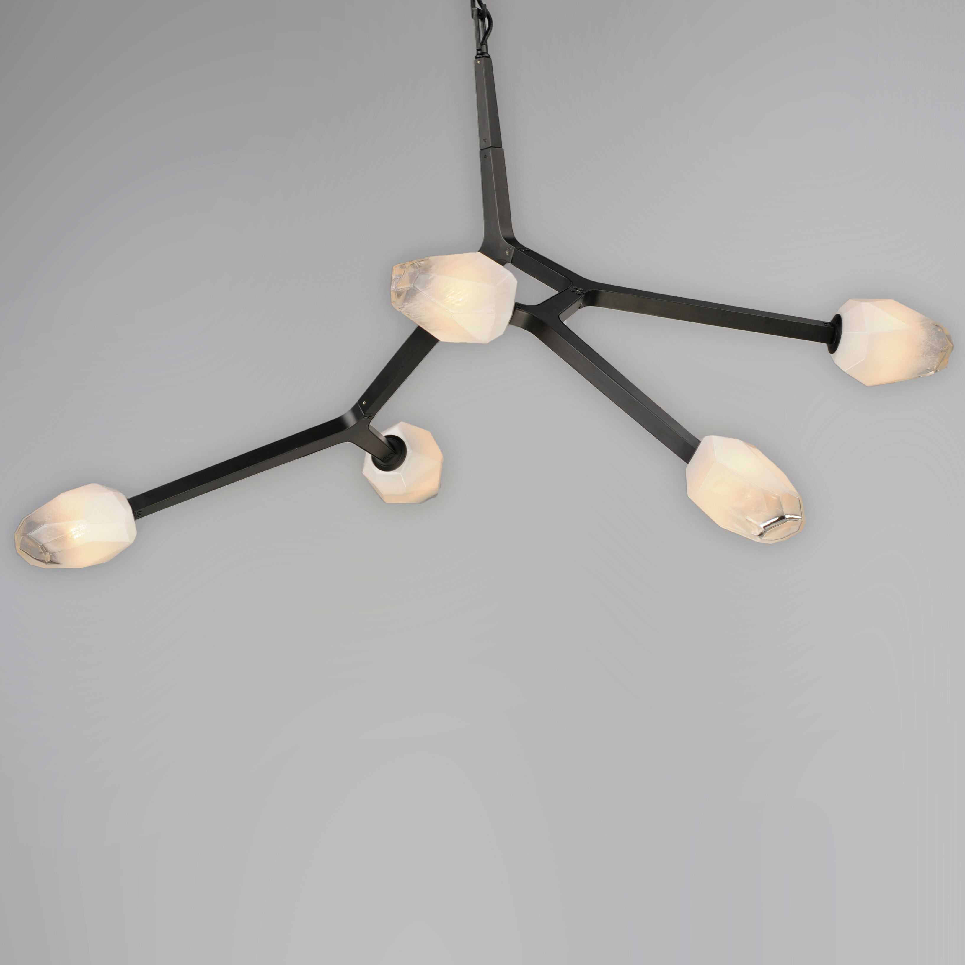 Blossom LED 35.75 inch Black Multi-Light Pendant Ceiling Light
