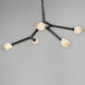 Blossom LED 35.75 inch Black Multi-Light Pendant Ceiling Light