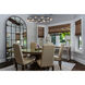 Button LED 29 inch Black/Gold Suspension Pendant Ceiling Light